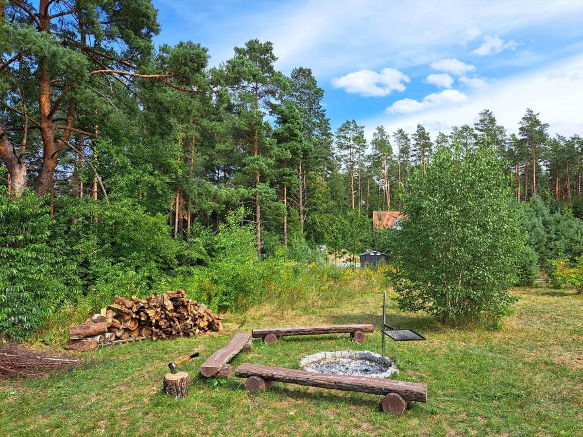 Mazury Domek Caloroczny Pelnik Gm Ostroda Jezioro Las Exterior foto
